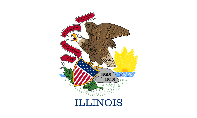 Four Candidates Filed To Appear On Illinois Democratic Presidential   640px Flag Of Illinois.svg  