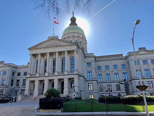 Image of the Georgia State Capitol in Atlanta, Georgia.