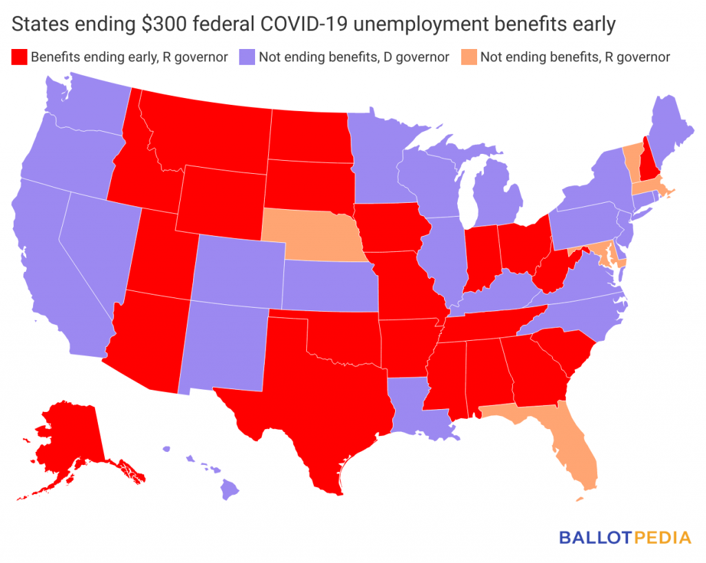 tsGhI states ending 300 federal covid 19 unemployment benefits early