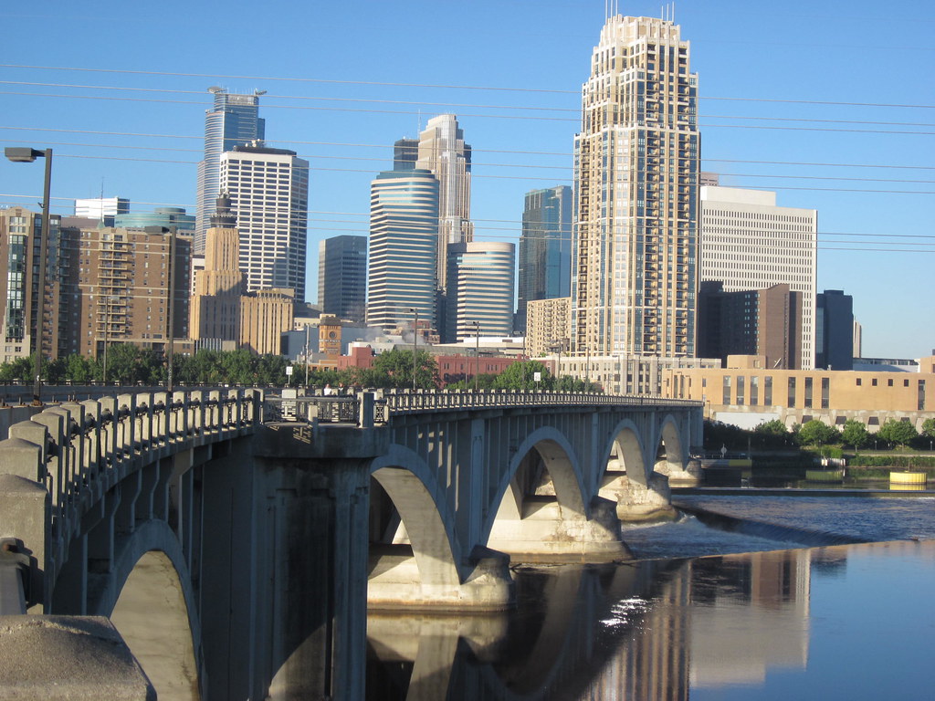 Photo of the city of Minneapolis' skyline.