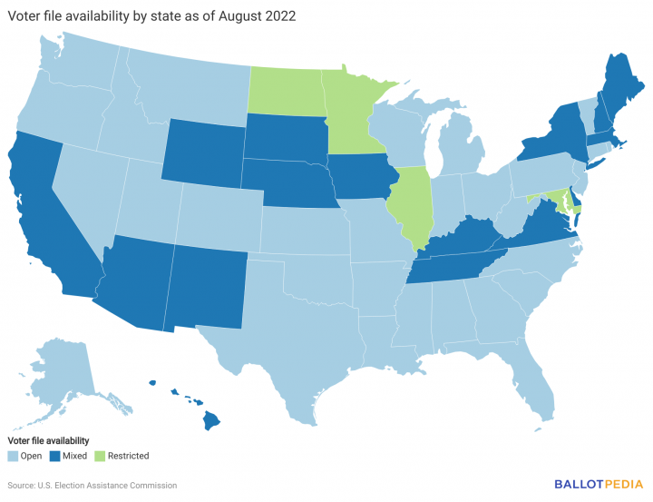 Availability of voter files by state – Ballotpedia News