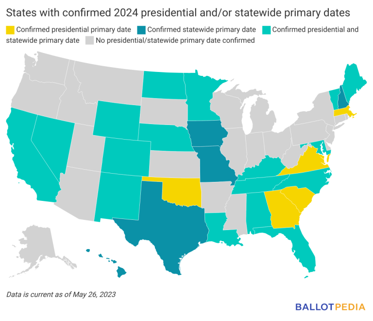 An early look at the 2024 primary election calendar Ballotpedia News